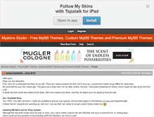 Tablet Screenshot of myskins.org